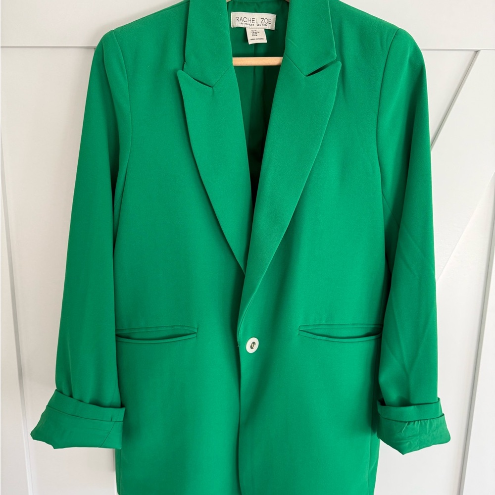 Rachel Zoe Kelly Green Oversized Blazer